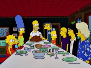 The Simpsons Thanksgiving séries ação graças