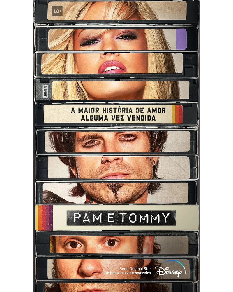 pam tommy poster disney estreia