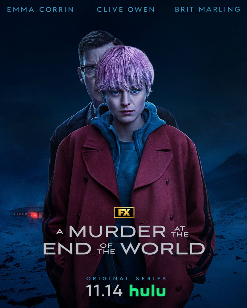 a murder at the end of the world poster