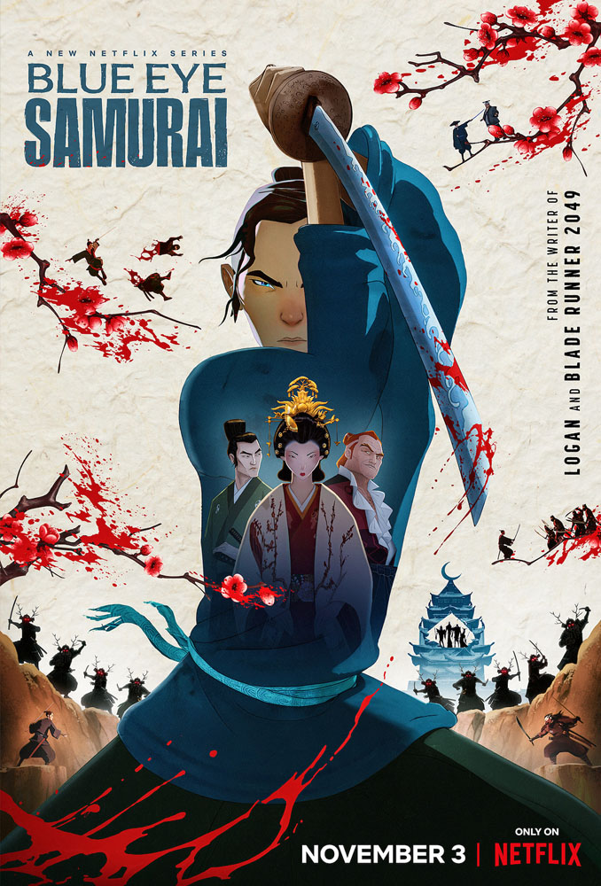 blue eye samurai poster 2