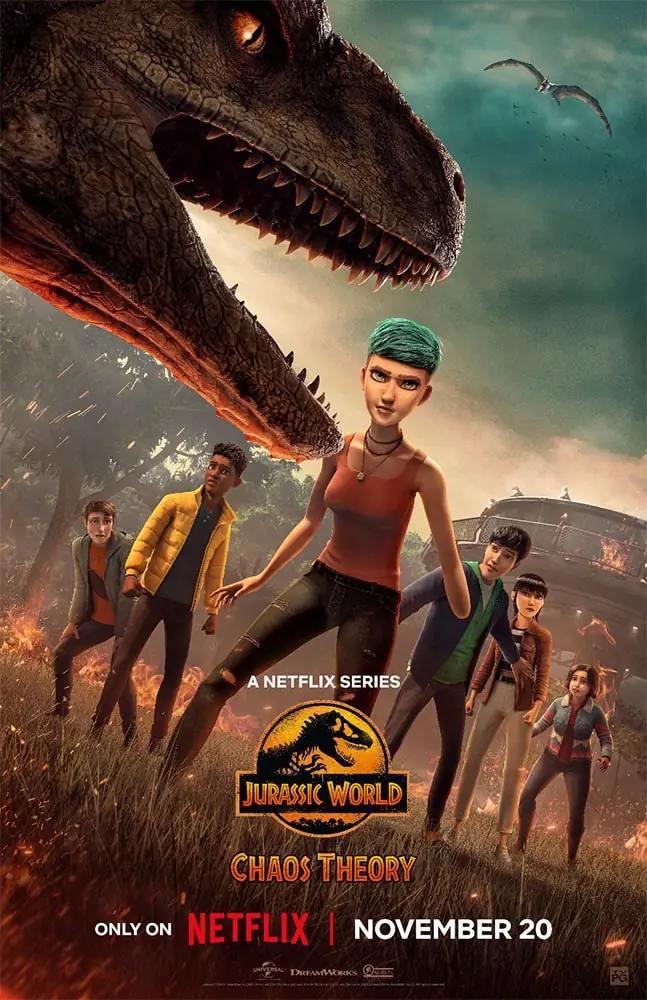 Jurassic World Chaos Theory 4 poster netflix