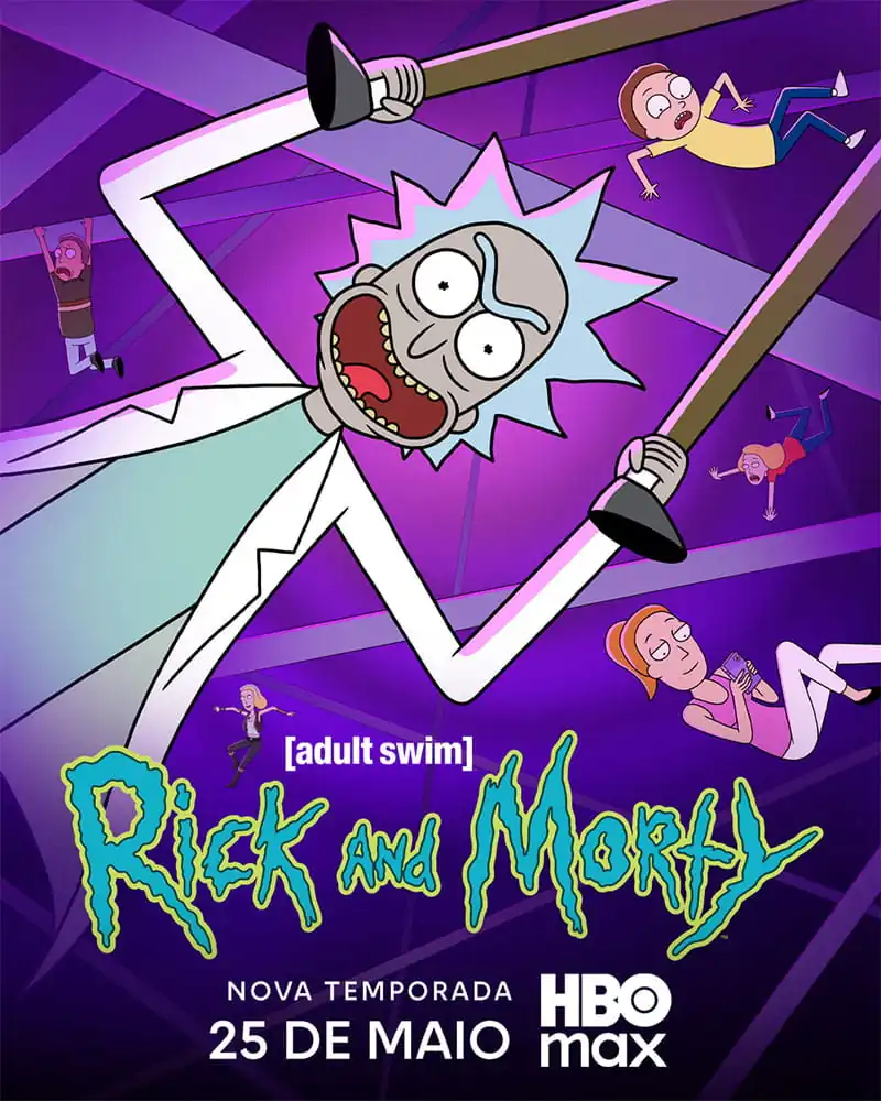 Rick and Morty 9 poster hbo max pt