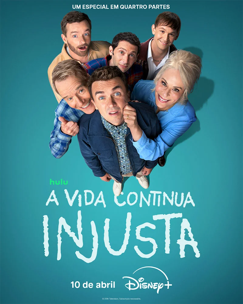 Malcolm in the Middle a vida continua injusta poster disney pt