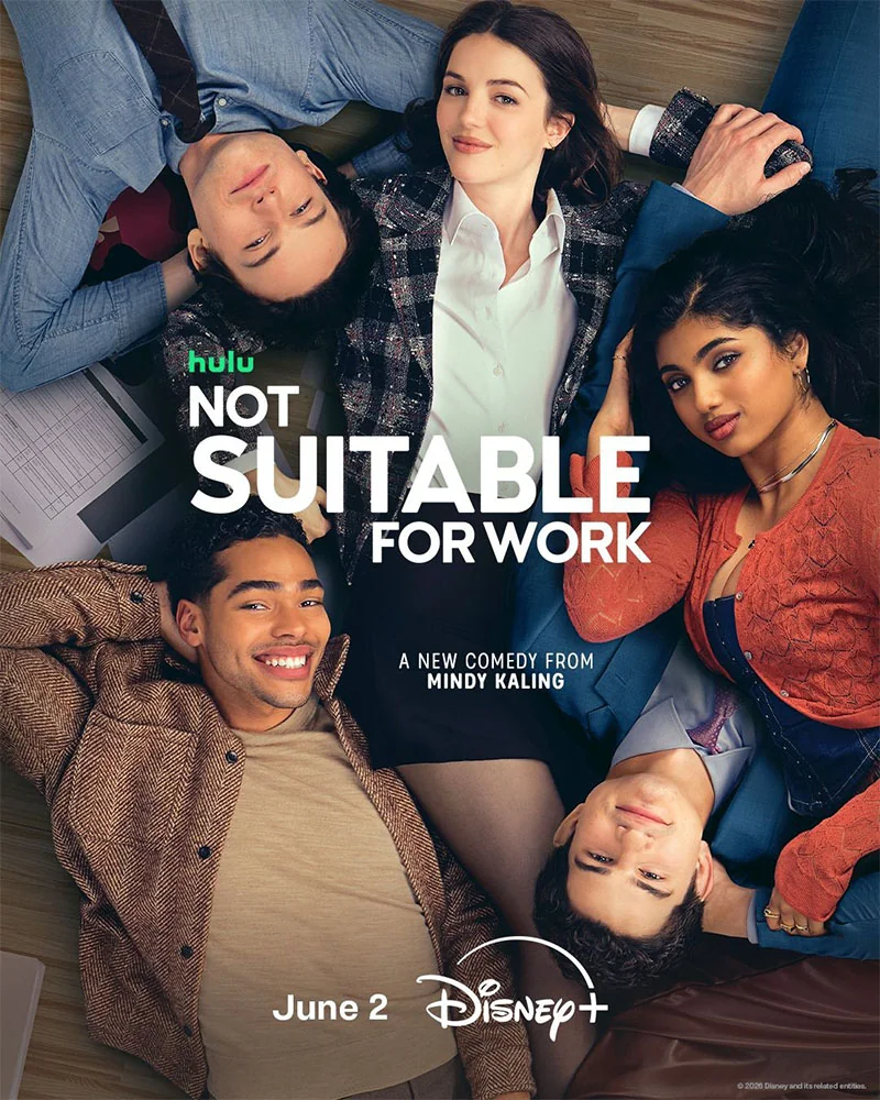 Not Suitable for Work poster Hulu Disney